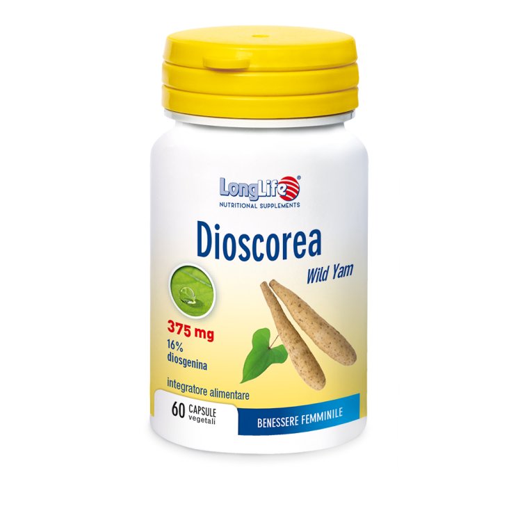 Dioscorea 375mg LongLife 60 Vegetarian Capsules