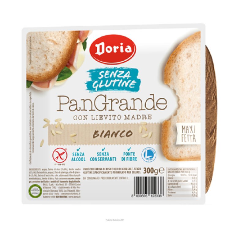 PanGrande Bianco Doria - Gluten Free 300g