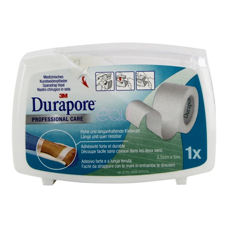 Durapore Patch With 3M Dispenser 2,5cmx5m