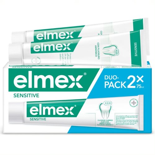 elmex sensitive toothpaste 2x75ml