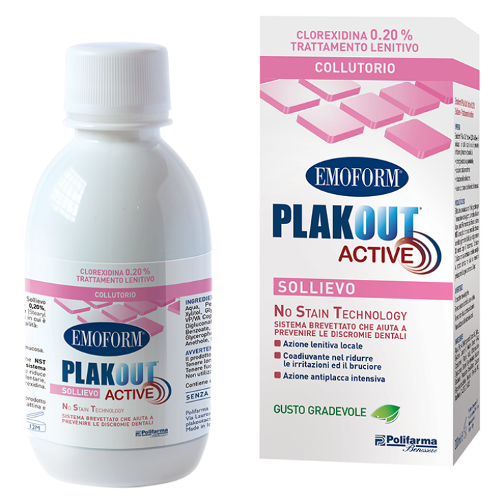 Emoform Plak Out Active Relief Polifarma 200ml