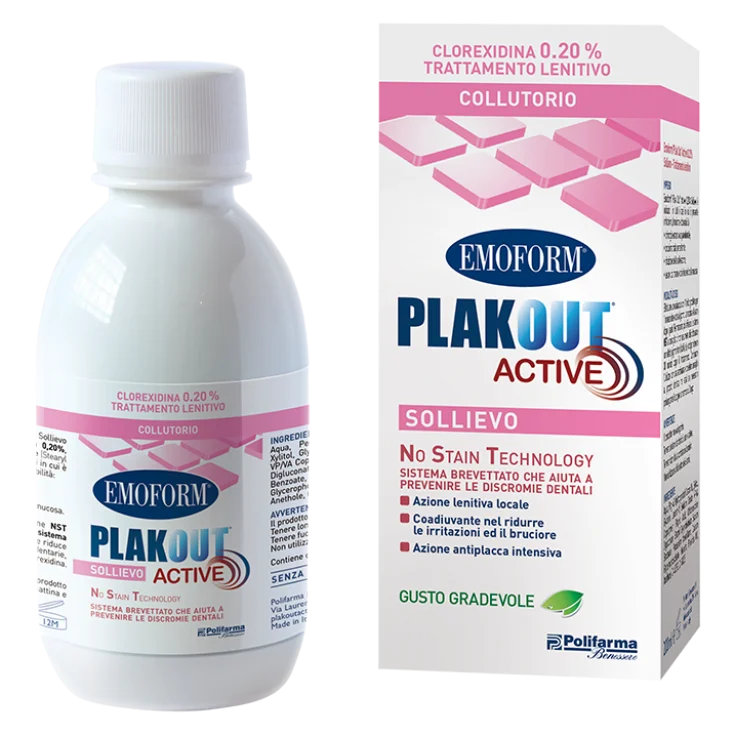 Emoform Plak Out Active Relief Polifarma 200ml