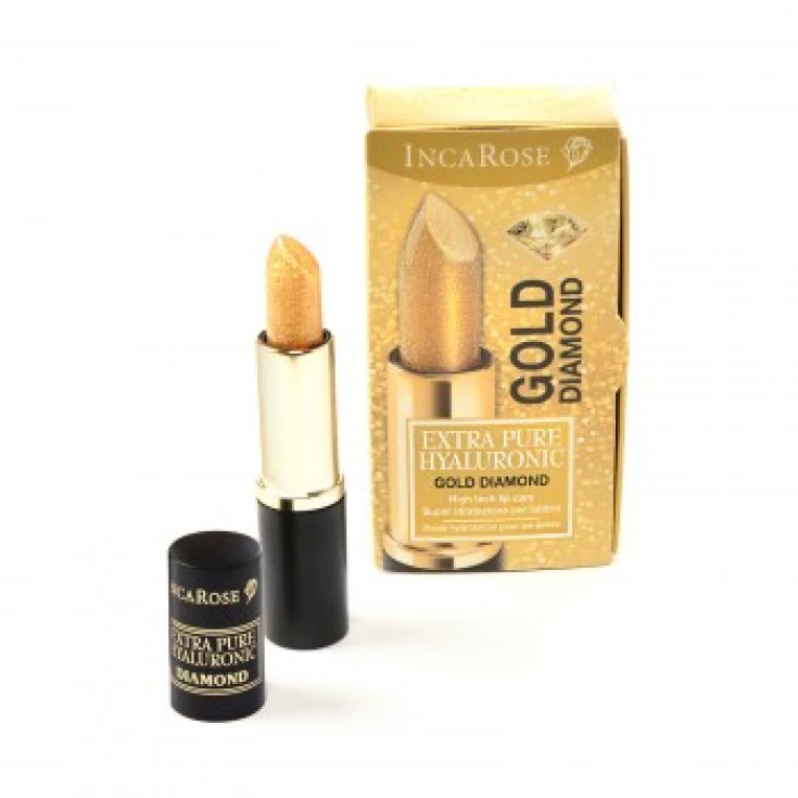 IncaRose Extra Pure Hyaluronic Gold Diamond Lip Stick Treatment
