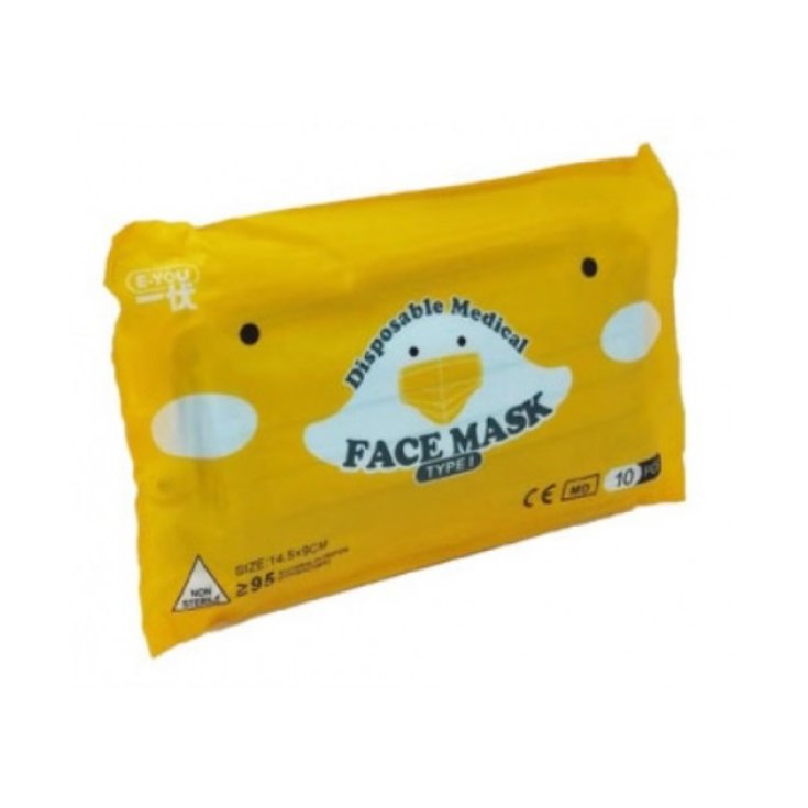 Face Mask Type I For Children Farvisan 10 Pieces