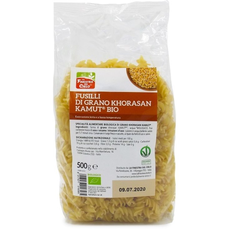 Organic Spelled Fusilli 500g