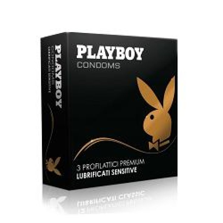 Playboy Condoms Lubricated Sensitive 3 Pieces