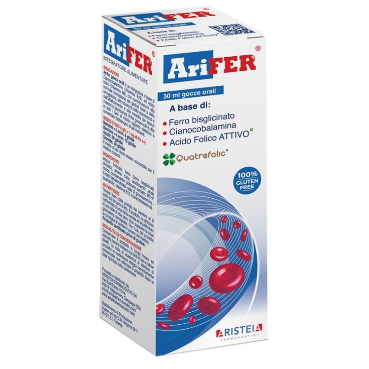 Aristeia Farmaceutici Arifer Food Supplement In Drops 30ml