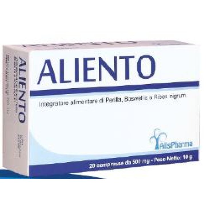 Alispharma Aliento Food Supplement 20 Tablets