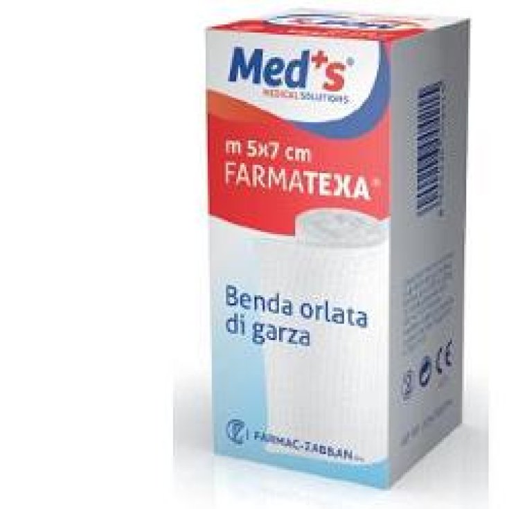 Med's FarmaTexa Ear Gauze Bandage Hemmed 12/8 1x500