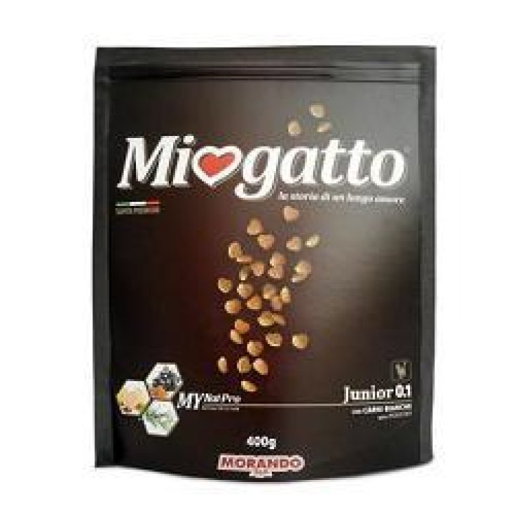 Morando Miogatto Junior 0,1 Crunchy White Meat 400g