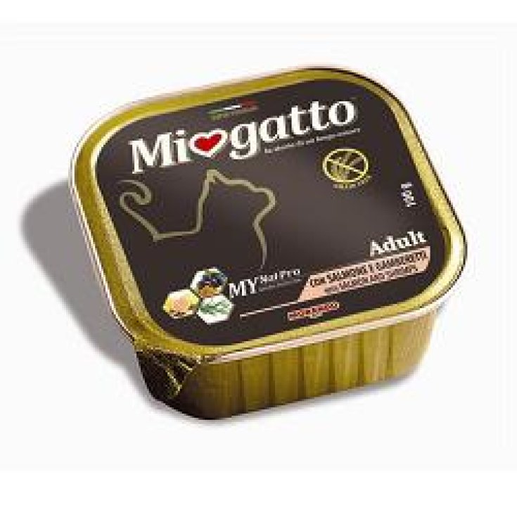 Morando Miogatto Adult Wet Patè With Salmon And Shrimps Single Portion 100g