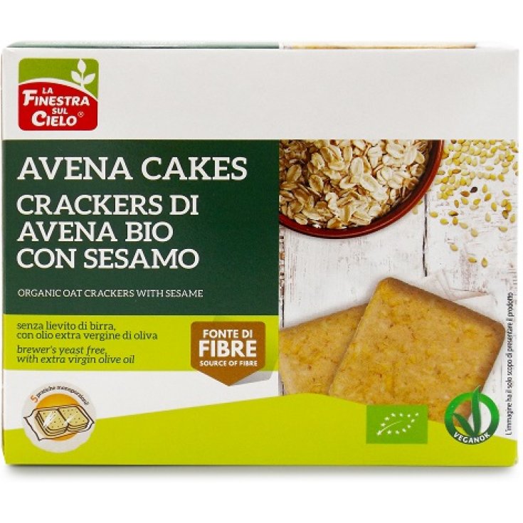 AvenaCakes Crackers Oats With Sesame Bio 250g