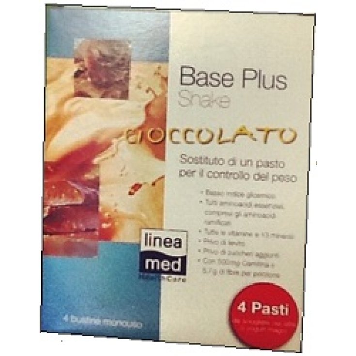 LineaMed Base Plus Shake Chocolate 22g 4 Single-dose Sachets