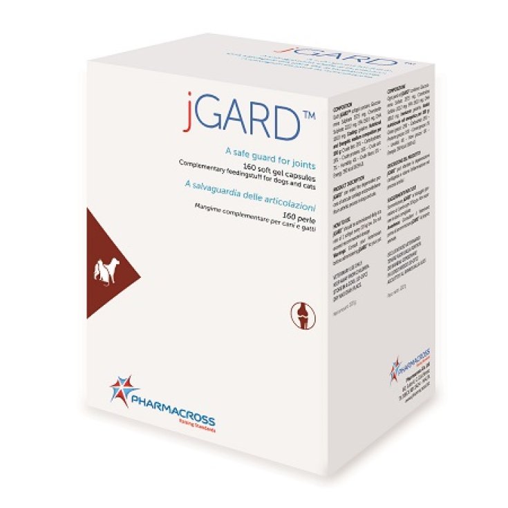 Pharmacross Jgard Food Supplement For Animals 160 Pearls