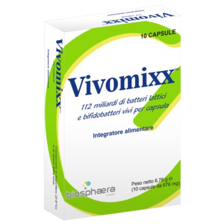 Biosphaera Vivomixx 112 Billion Food Supplement 10 Capsules