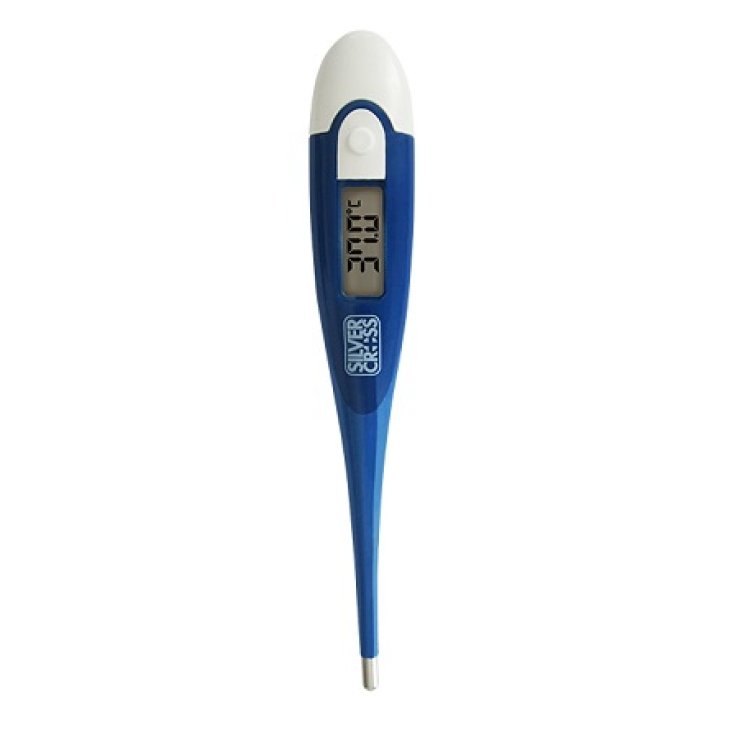 Cromamed Silver Cross Digital Thermometer Punta Flex 1 Piece