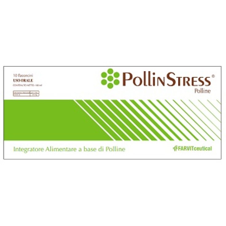 FarvitCeutical Pollin Stress Food Supplement 10 Vials Of 10ml