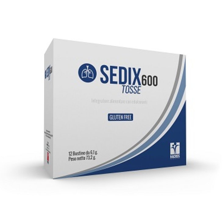 Nacros Sedix 600 Cough Food Supplement 12 Sachets