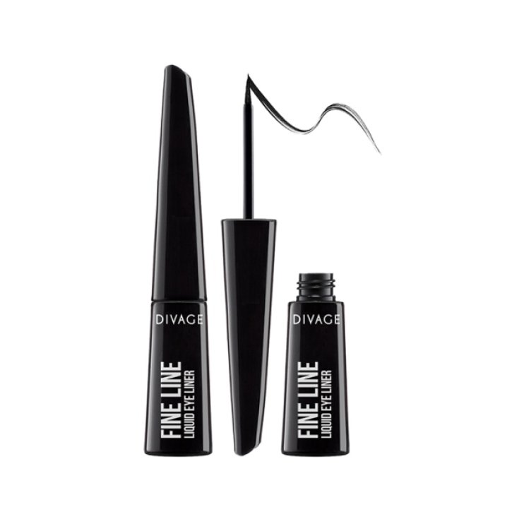 Divage Fine Line Liquid Eyeliner 5407 Pure Black