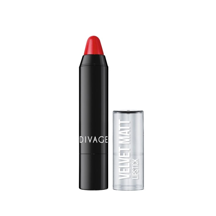 Divage Velvet Mat Chubby Lipstick Matt Effect 04 Luxur Red Divage Velvet Mat Chubby Lipstick Matt Effect 04 Luxur Red