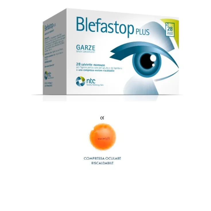 NTC Blefastop Plus Natural Cotton Gauze 28 Pieces