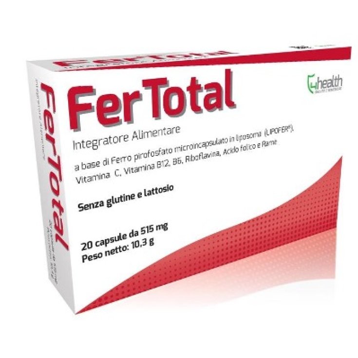 4 Health Fertotal Food Supplement Gluten Free 20 Capsules
