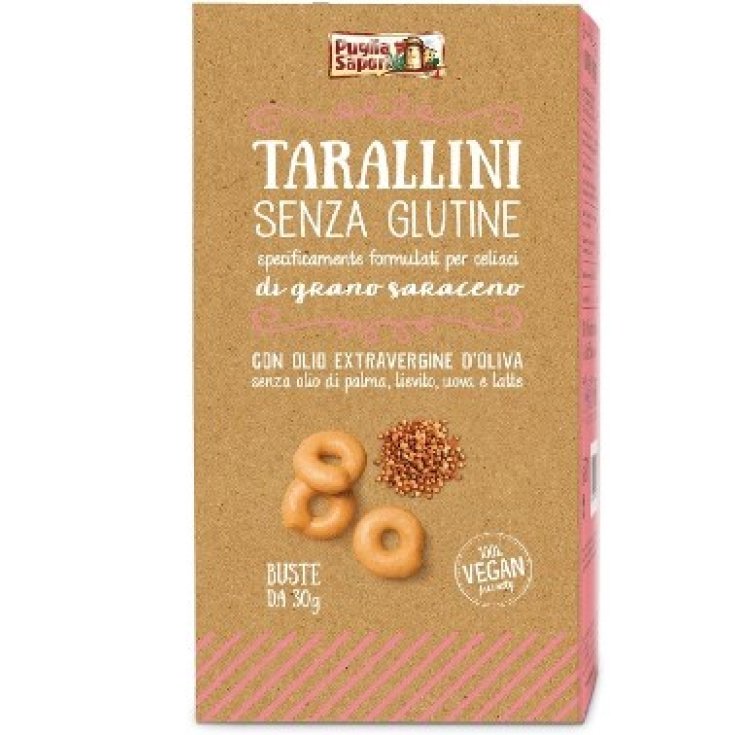 Puglia Sapori Tarallini Buckwheat Gluten Free 6x30g