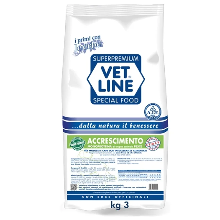 VET LINE INCREASES FISH 3KG