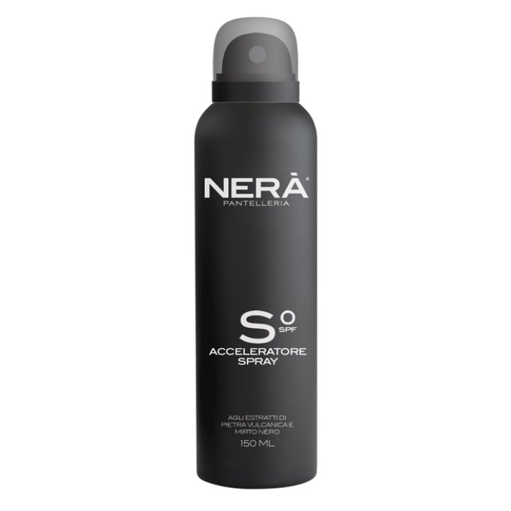 Nerà Pantelleria Accelerator Spray S Spf 0 Solar Spray With Volcanic Stone Extracts And Black Myrtle 150ml