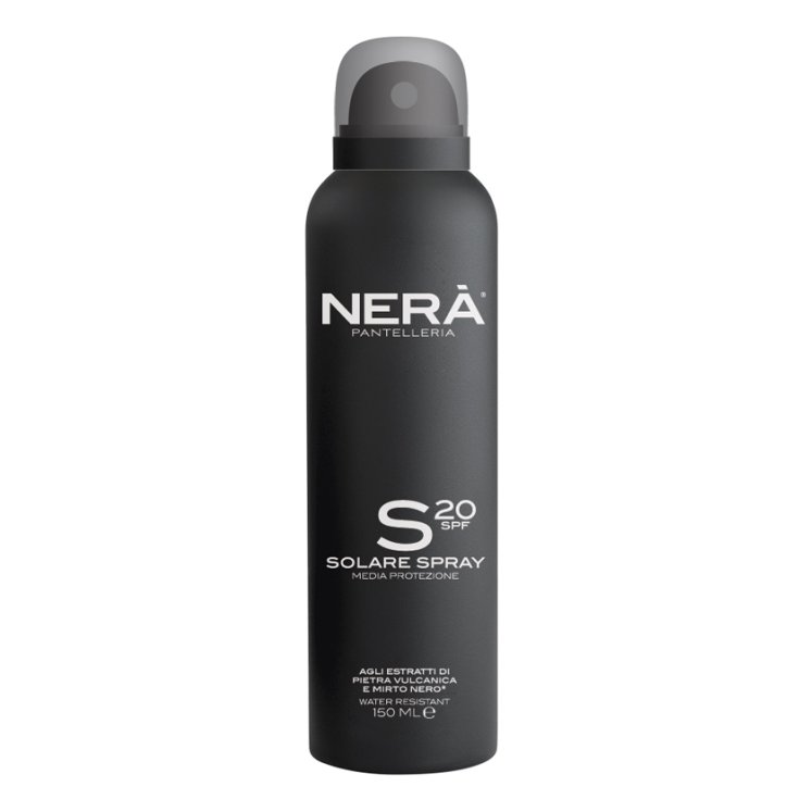 Nerà Pantelleria Solare Medium Protection Spray Spf 20 With Volcanic Stone Extracts And Black Myrtle 150ml