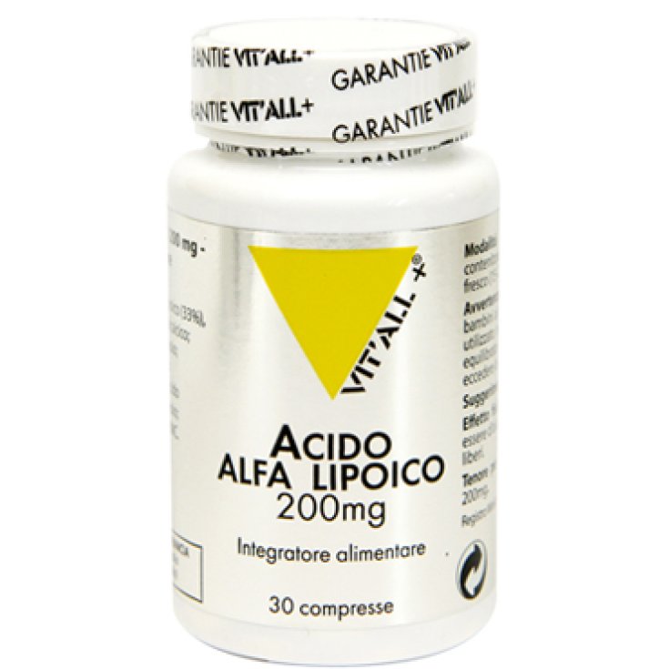 Vital Plus Alpha Lipoic Acid Gluten Free 30 Tablets