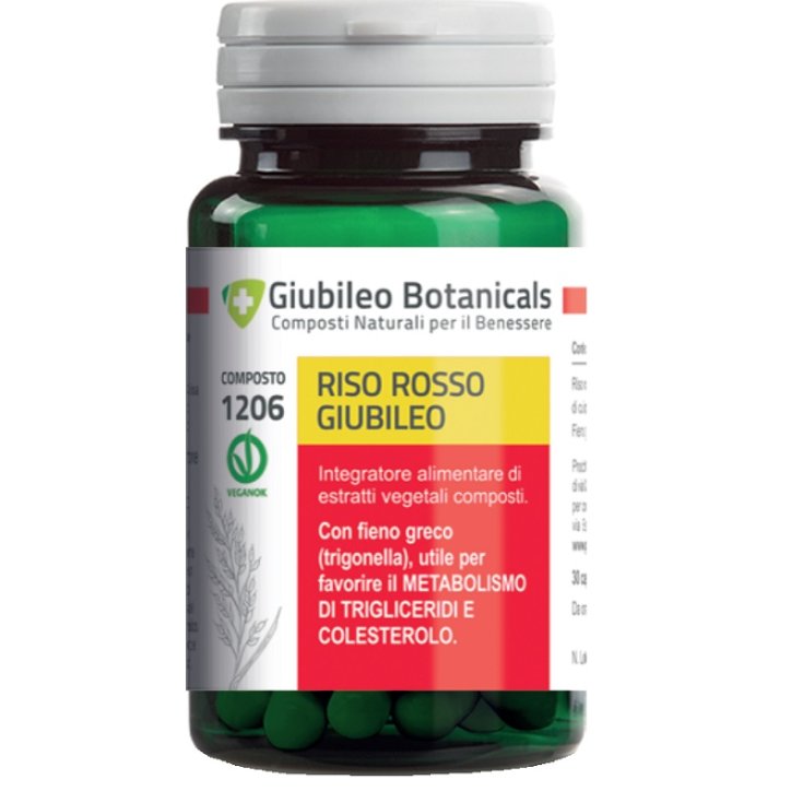 Giubileo Red Rice Food Supplement 30 Capsules