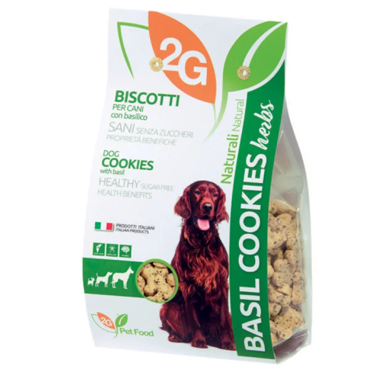 2G PET FOOD BASIL COOKIES 350G