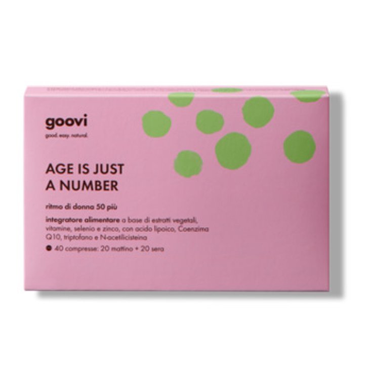 Goovi Age Is Just A Number Ritmo Di Donna 50+ Food Supplement 40 Tablets