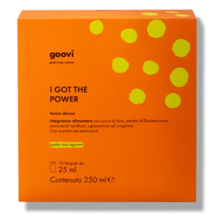 Goovi I Got The Power Woman Tonic Food Supplement 10 Gel Sachets x 25ml