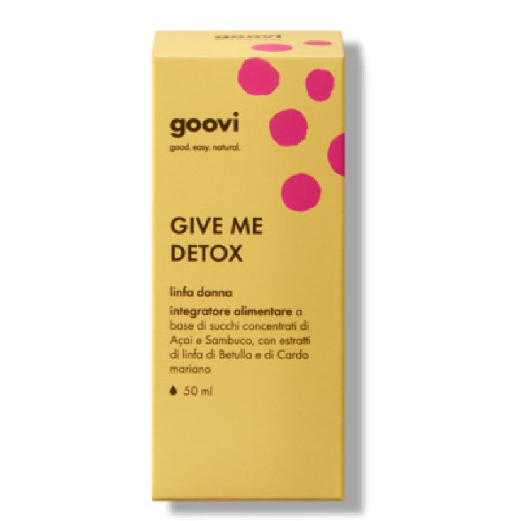 Goovi Give Me Detox Linfa Donna Food Supplement 50ml