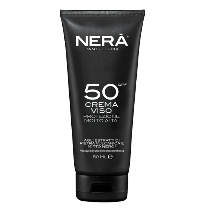 Nerà Pantelleria Face Cream Very High Protection Spf 50 With Extracts Of Volcanic Stone And Black Myrtle 50ml