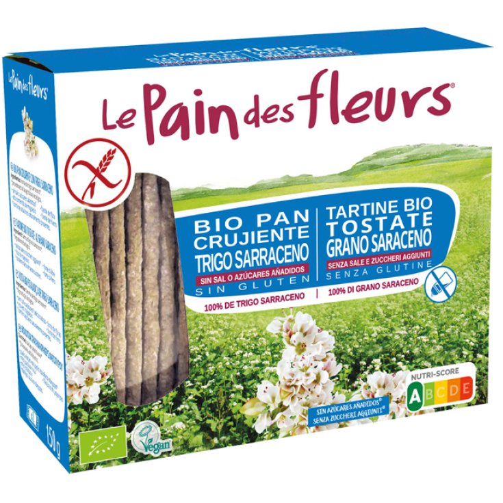 Pain Des Fleurs Buckwheat Tartine Without Salt And Gluten Free 150g