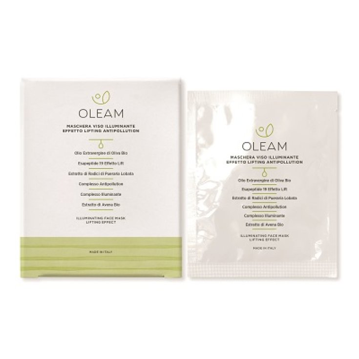 Oleam Face Mask Illuminating Lifting Antipollution Effect 6 Pieces