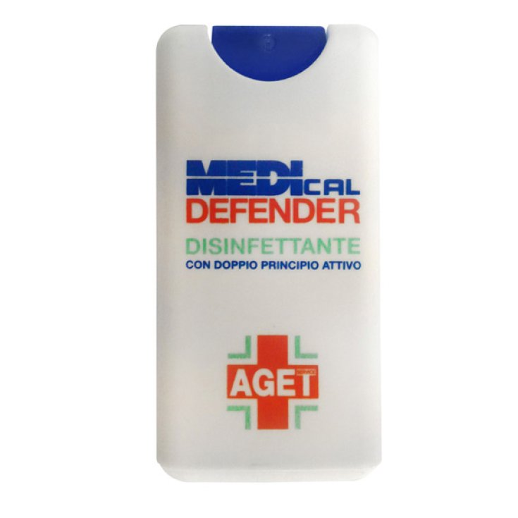 Aget MEDIcal Defender Disinfectant With Double Active Principle Spray 15ml