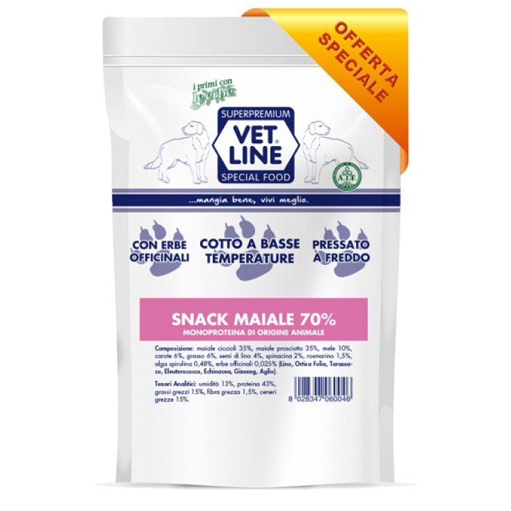 VET LINE SNACK PORK 80G