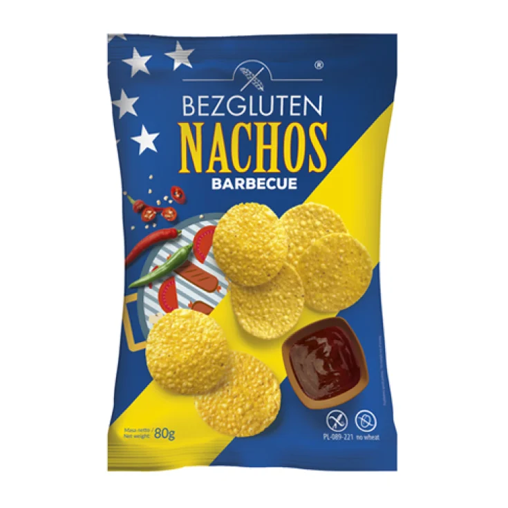 Nachos Barbecue Bezgluten 80g