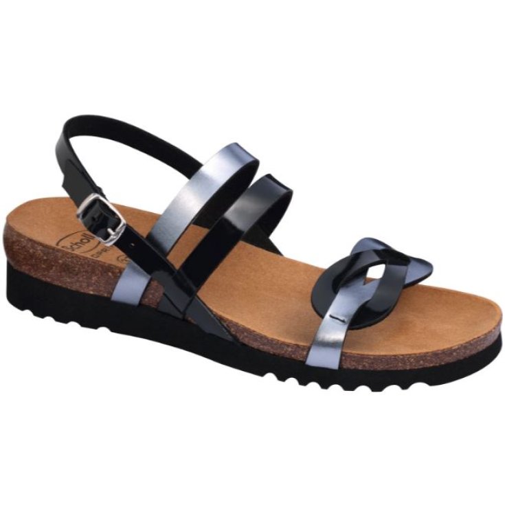 SOFIA SAND SYNL W BLK/PEWT 41