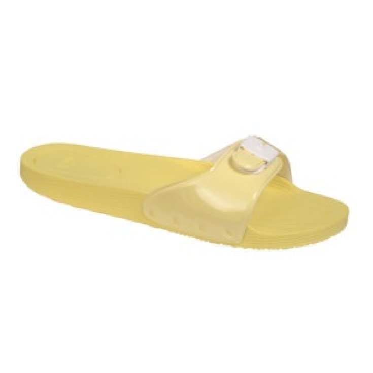 SCHOLL POP SYNPAT W YELLOW 41