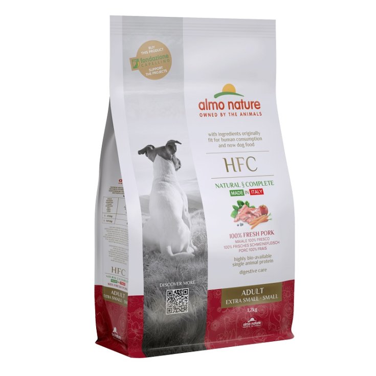 HFC DOG DRY XS-S AD PORK 1,2KG