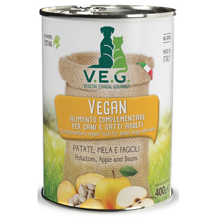 VEG DOG POTATO APPLE BEAN 400G