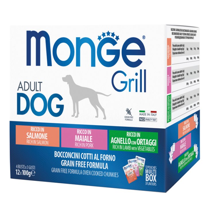 MONGE GRILL MULTIBOX WITH SALMON