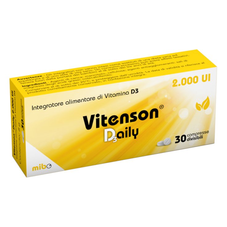 Vitenson Daily D3 2000UI Mibe Pharma 30 Tablets