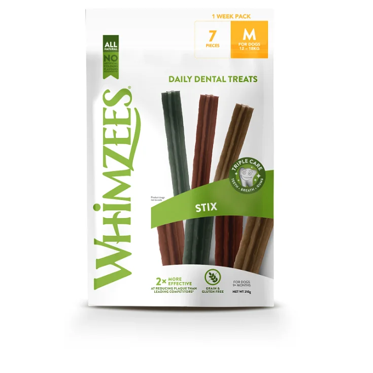 WHIMZEES WEEKLY STIX M 7PCS