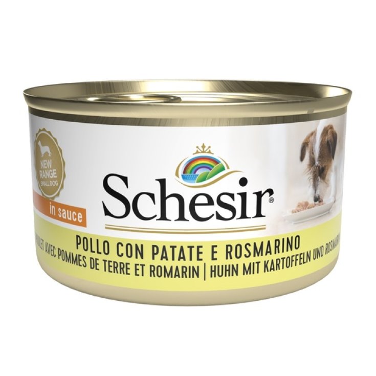 SCHESIR DOG CHICKEN PAT ROSM 85G